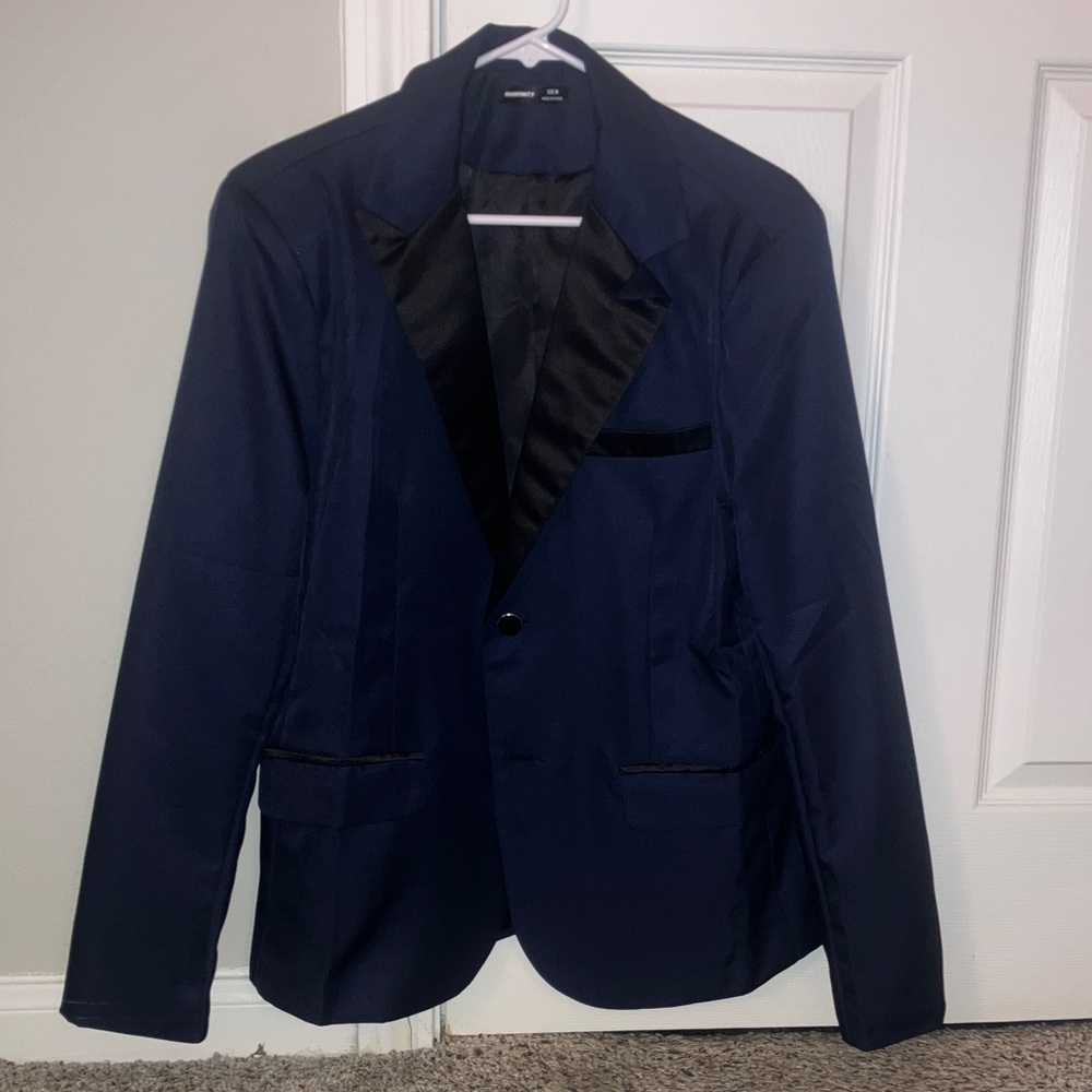 NFINITY Dark Blue Blazer with Black Details